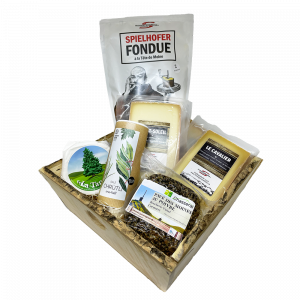Coffret cadeau en bois «Sélection Jura»