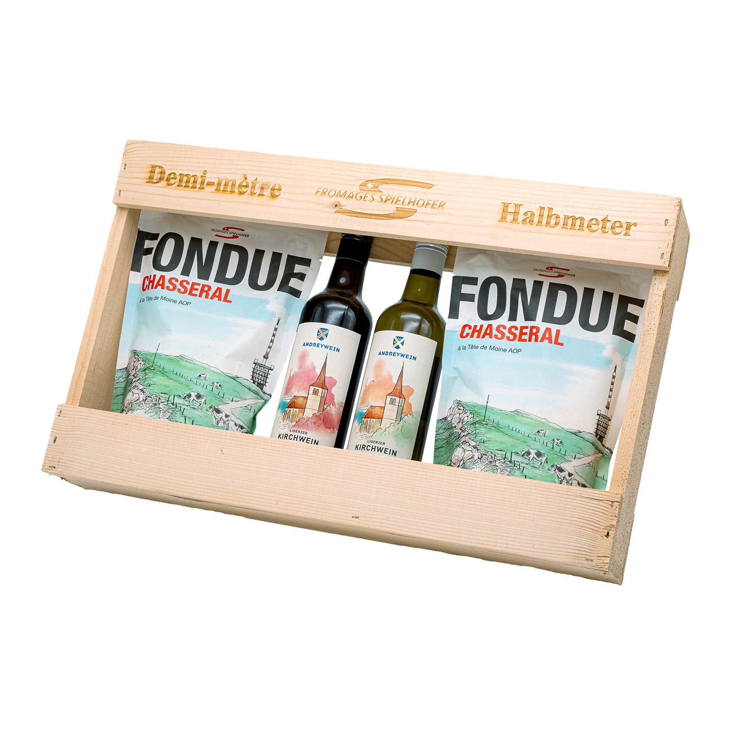 1/2-Meter-Fondue